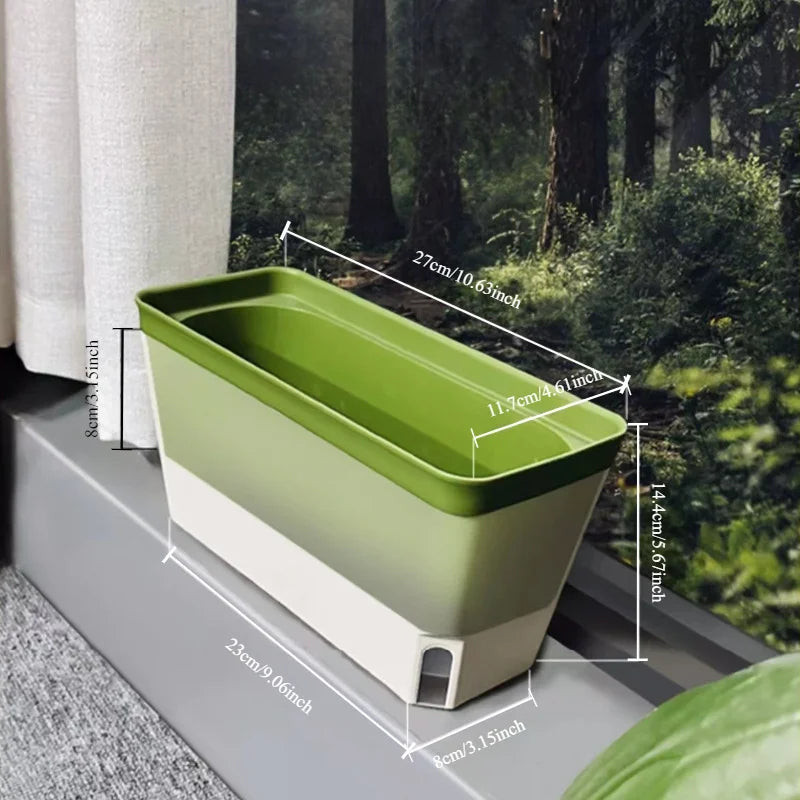 Self-Watering Herb Planter Kit - Automatic Indoor Gardening | New Maker Forge