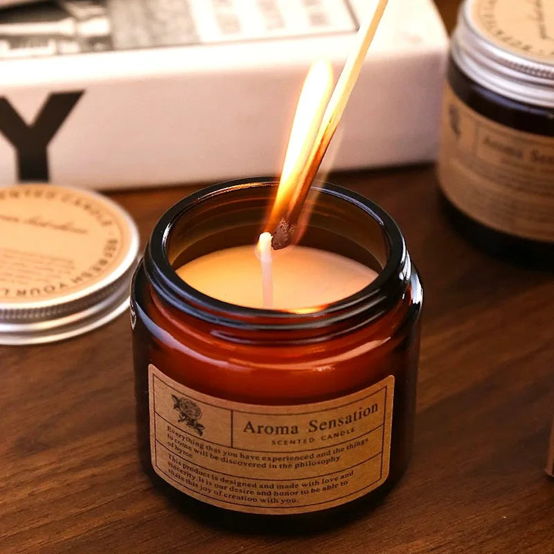 Essential Oil Soy Candle - Hand-Selected Scents for Botanical Wellness