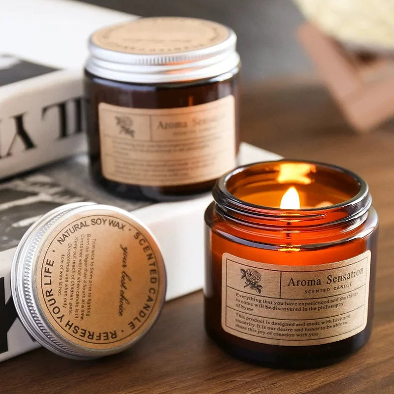 Essential Oil Soy Candle - Hand-Selected Scents for Botanical Wellness