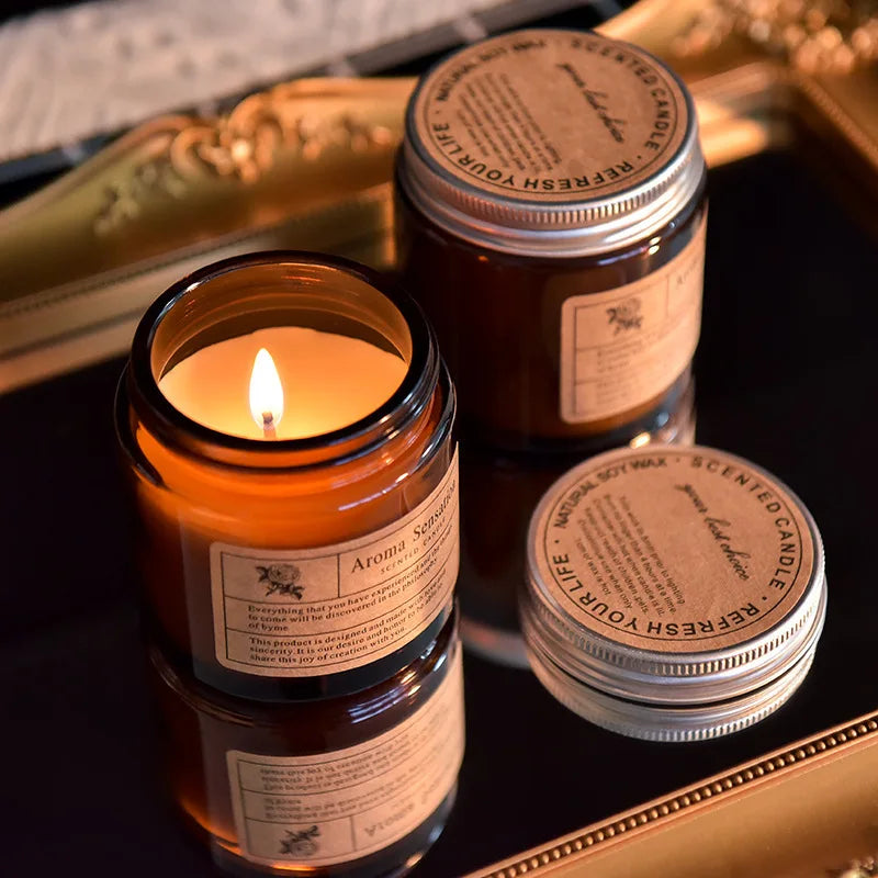 Essential Oil Soy Candle - Hand-Selected Scents for Botanical Wellness