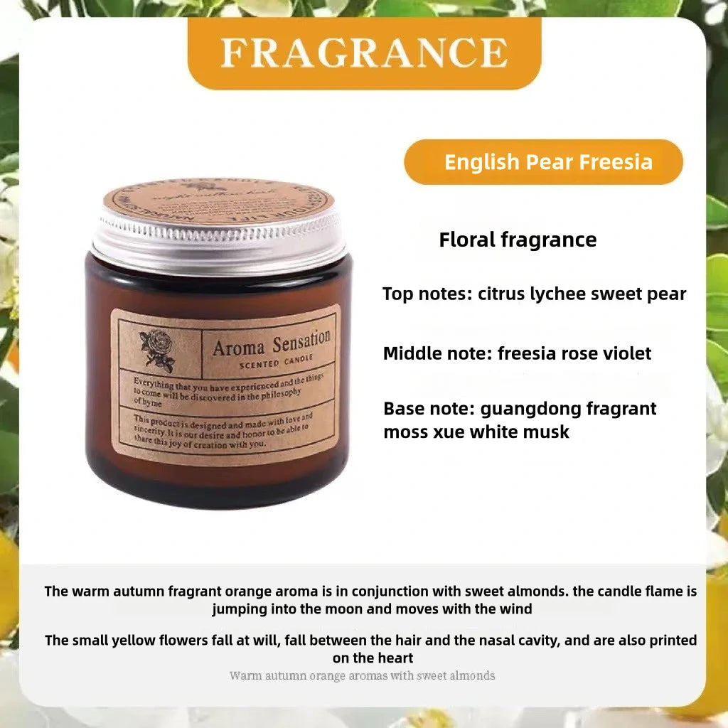 Essential Oil Soy Candle - Hand-Selected Scents for Botanical Wellness