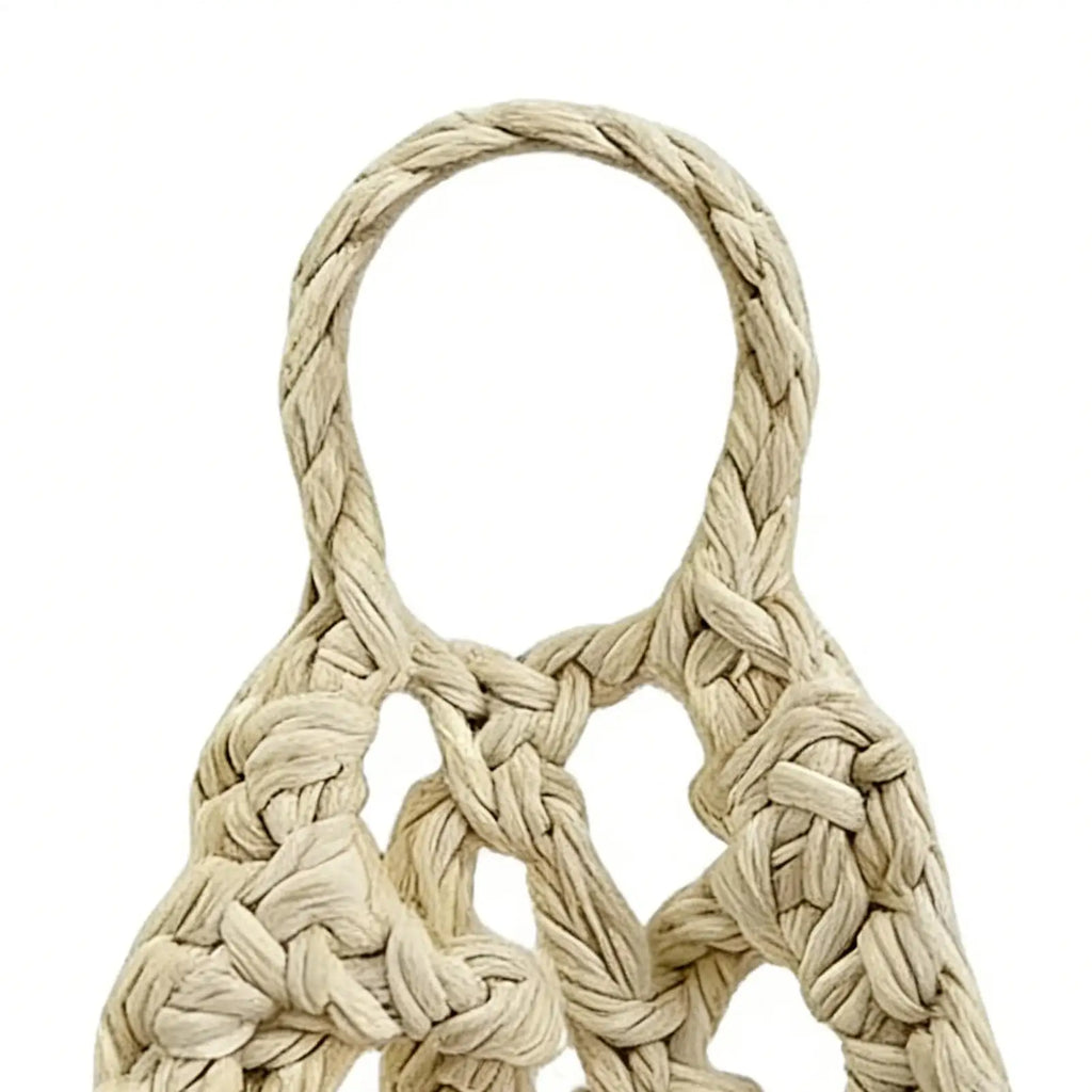 Cotton Macrame Plant Hanger - Hand-Woven for Indoor Plant Display