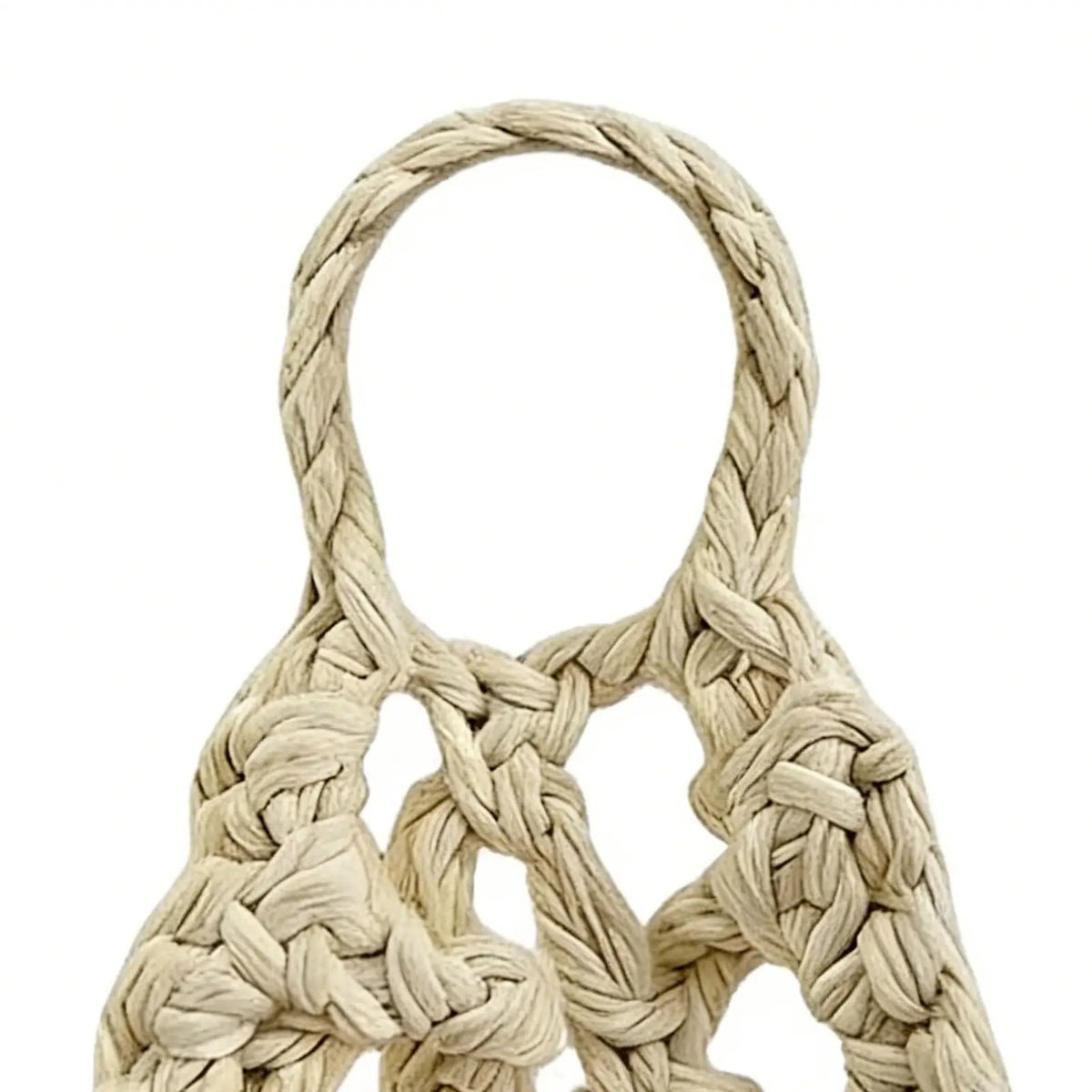 Cotton Macrame Plant Hanger - Hand-Woven for Indoor Plant Display