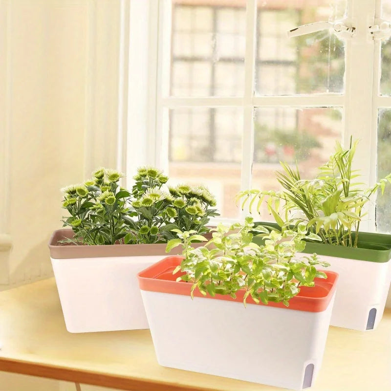 Self-Watering Herb Planter Kit - Automatic Indoor Gardening | New Maker Forge
